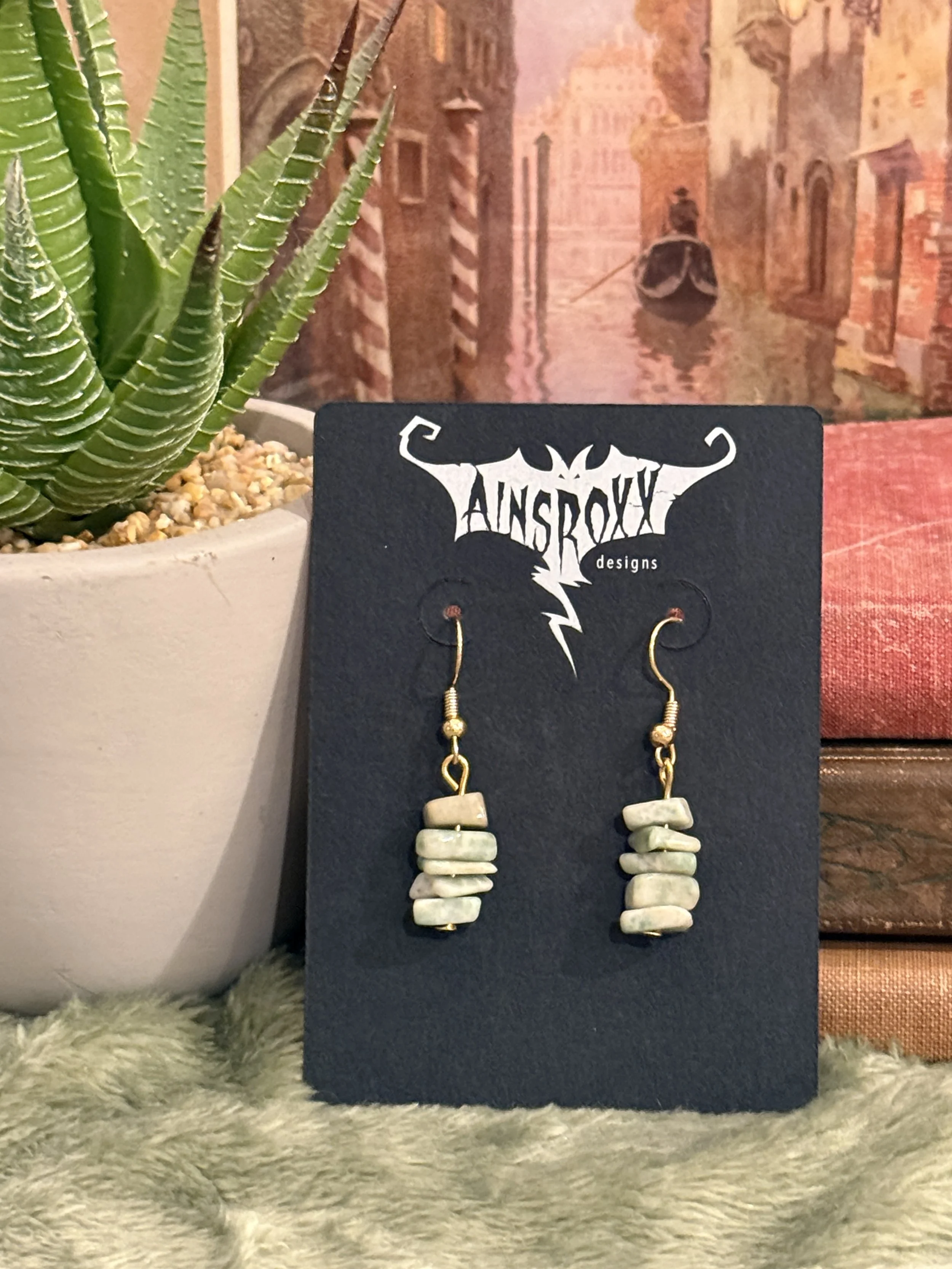 Pale Green Stack Stone