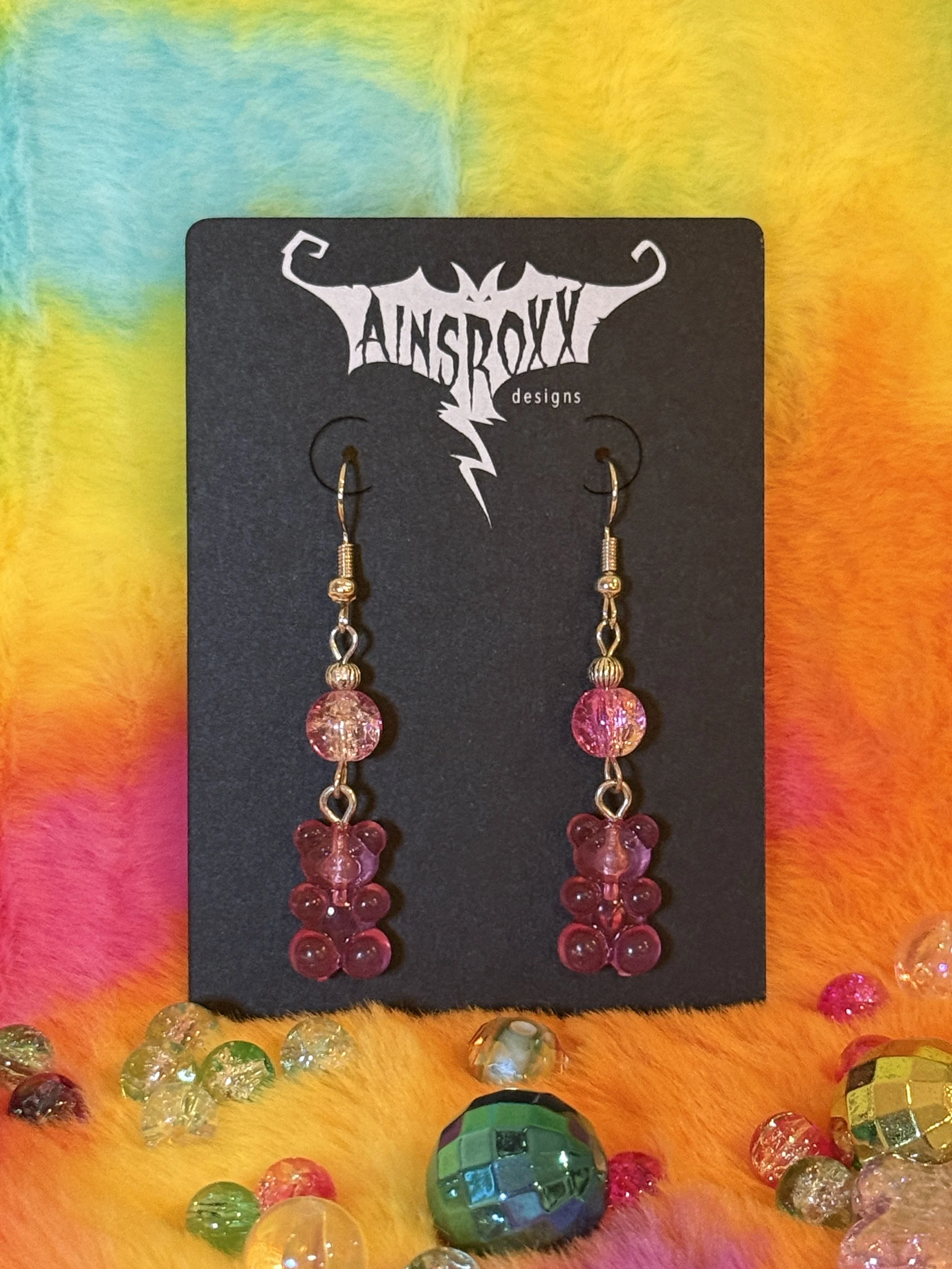 Pink Bead Gummy Bears