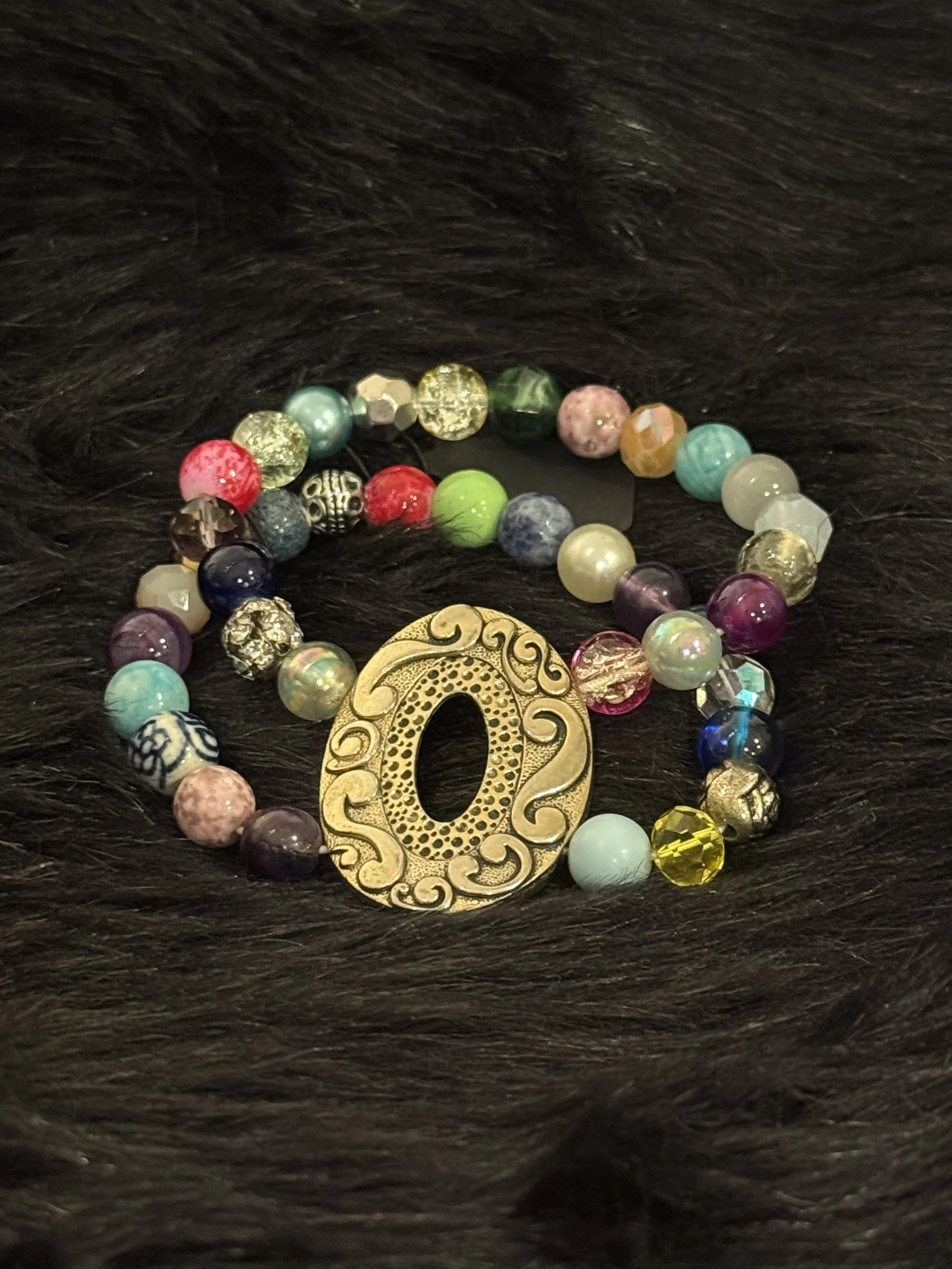 Multi-Color Gold Medallion (Stretch)