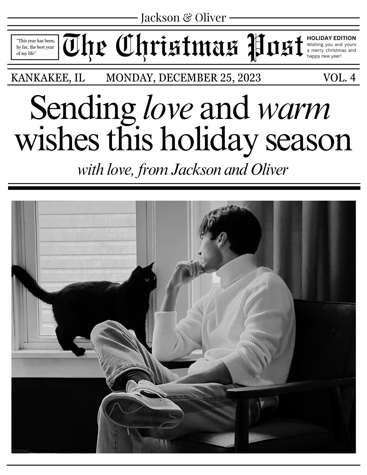 Grey Newspaper Simple Announcement Press Release Document.png