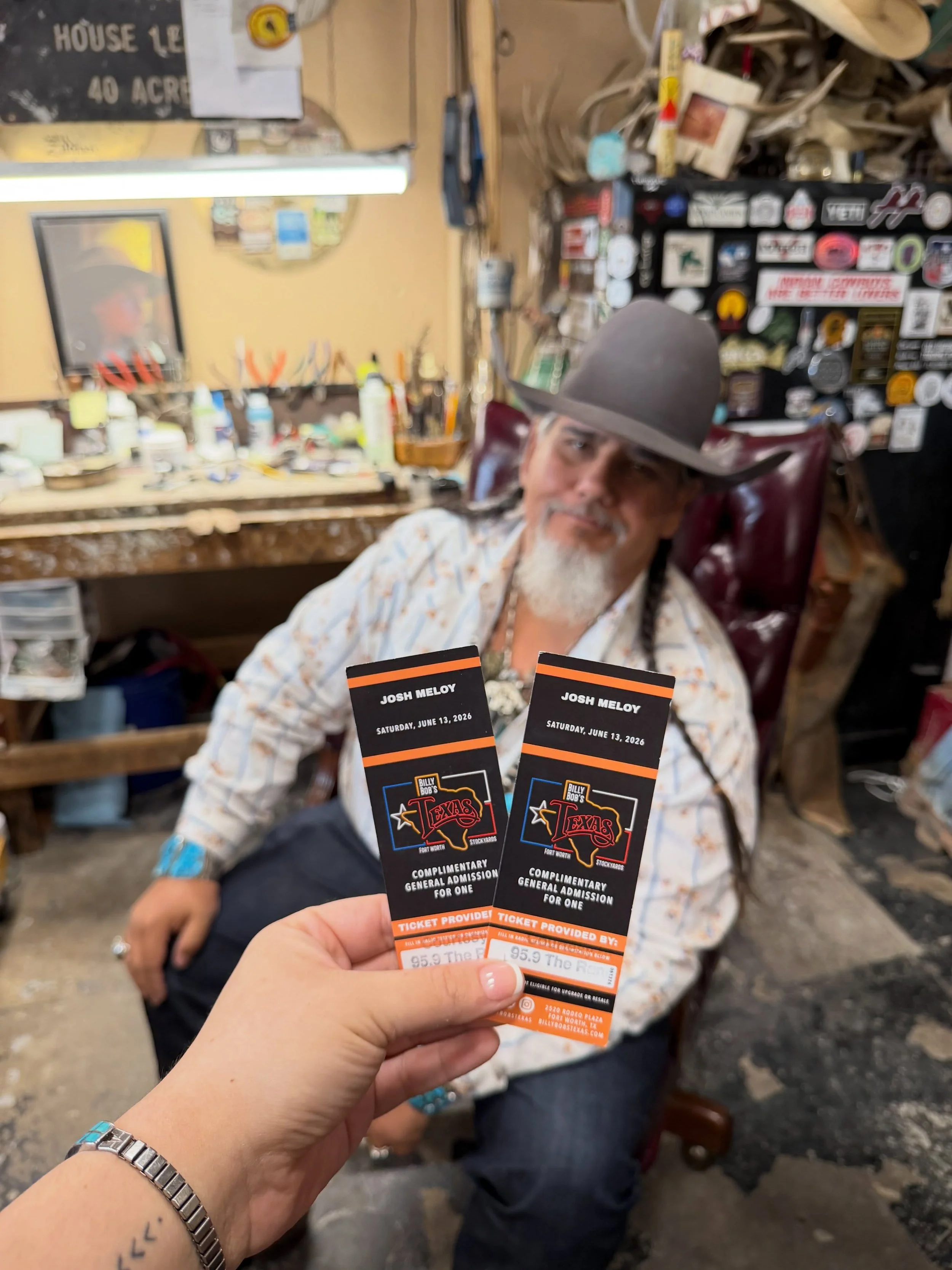 Chiefs is planning for TWO giveaways this week! 🤠🔥

First up &mdash; FREE Billy Bob&rsquo;s tickets for TWO to see Josh Meloy this Saturday, June 13th! 🎶

Here&rsquo;s how to win:
➡️ Share this post with your friends
➡️ First person IN STORE to pi
