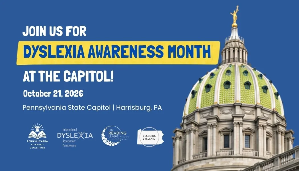 Dyslexia Awareness Month at the Capitol