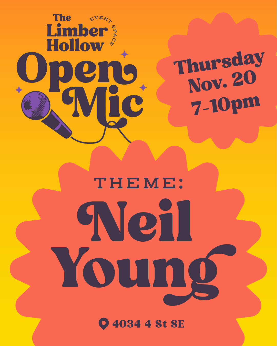 November Open Mic - Theme: Neil Young