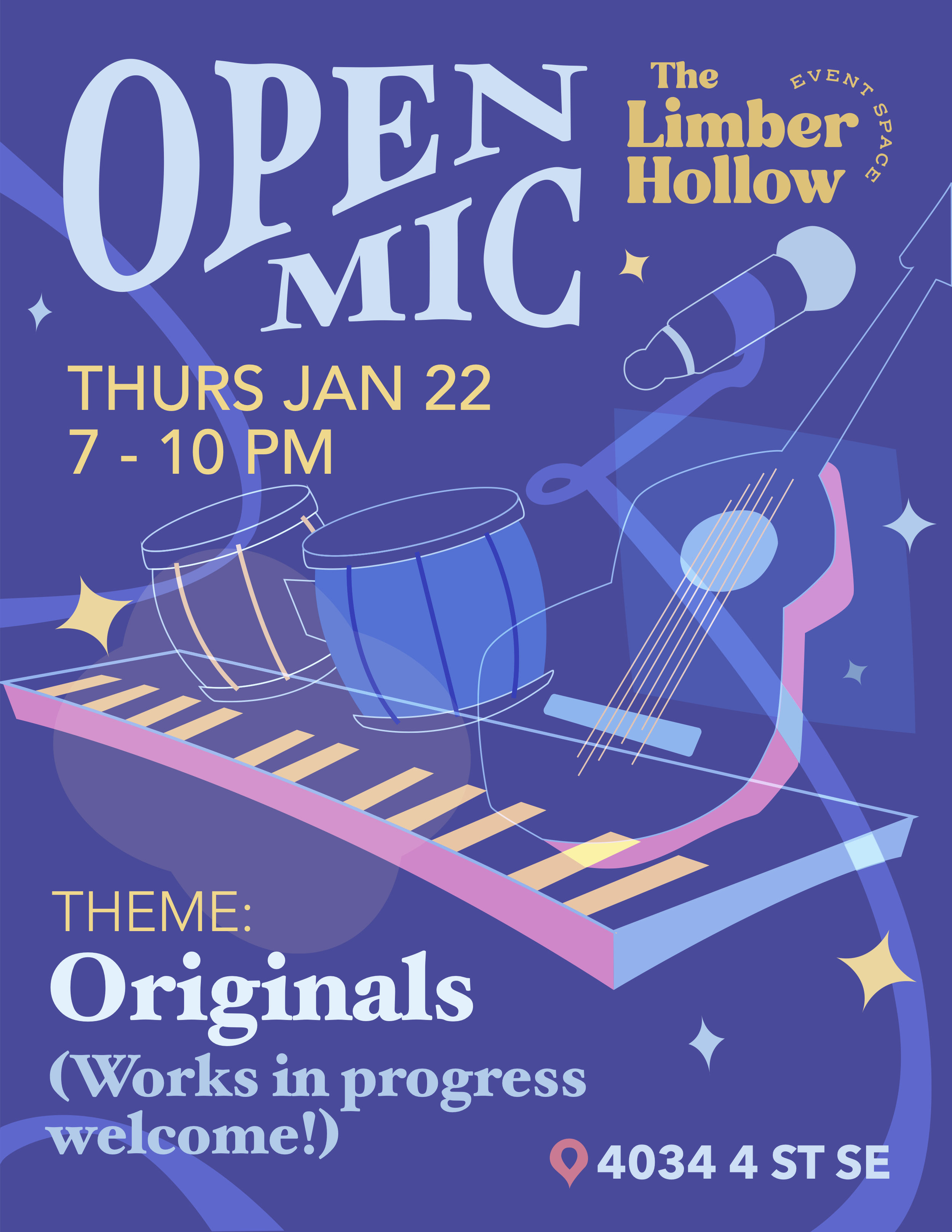 Jan Open Mic - Theme: Originals