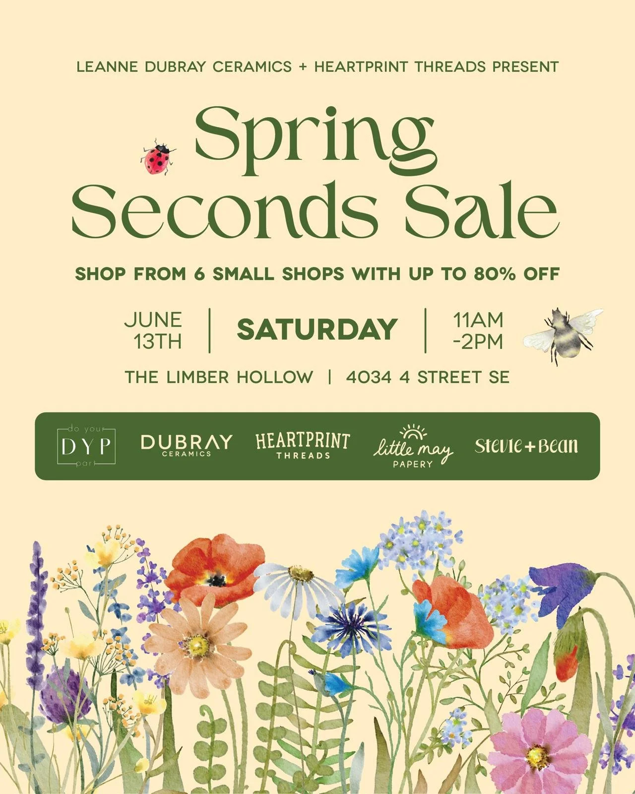 Spring Seconds Sale!