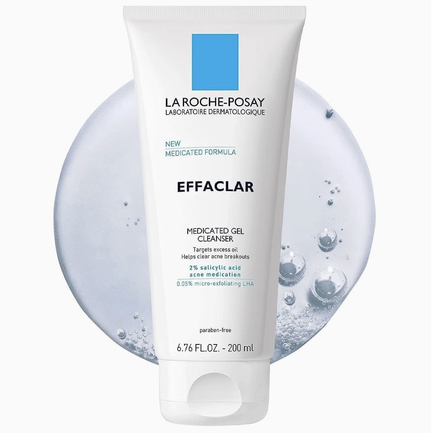 La Roche-Posay Effaclar Medicated Gel Cleanser, 2% Salicylic