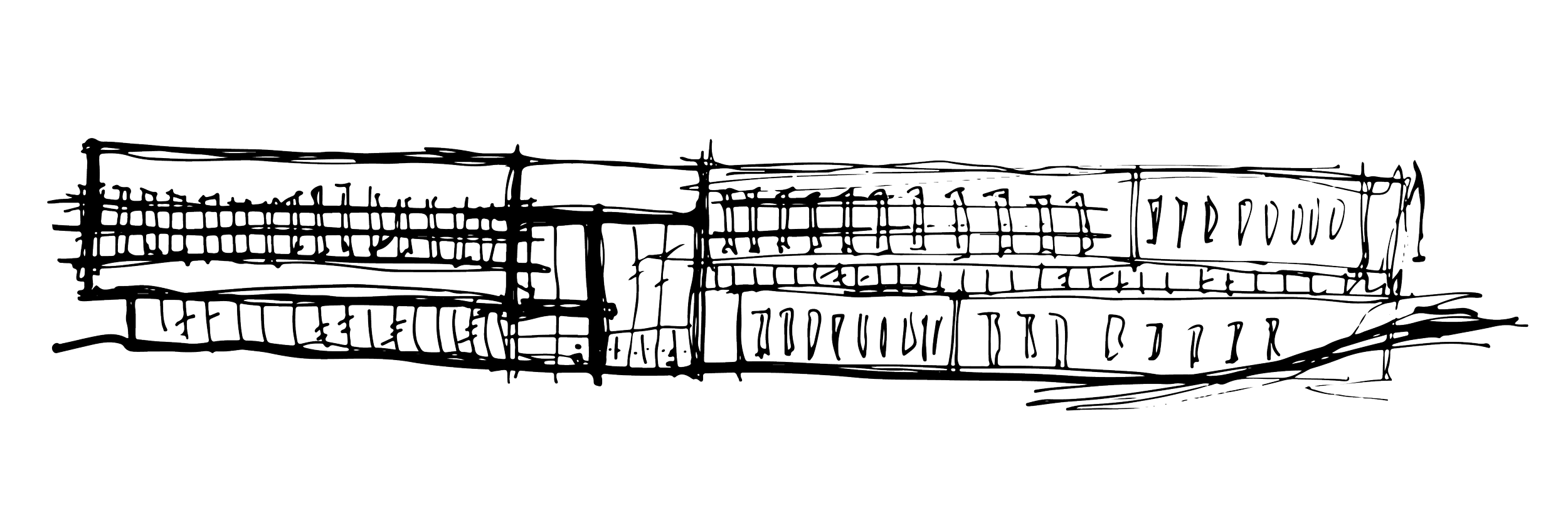 WRA Architects: Grayson College Health Science Building Exterior Sketch