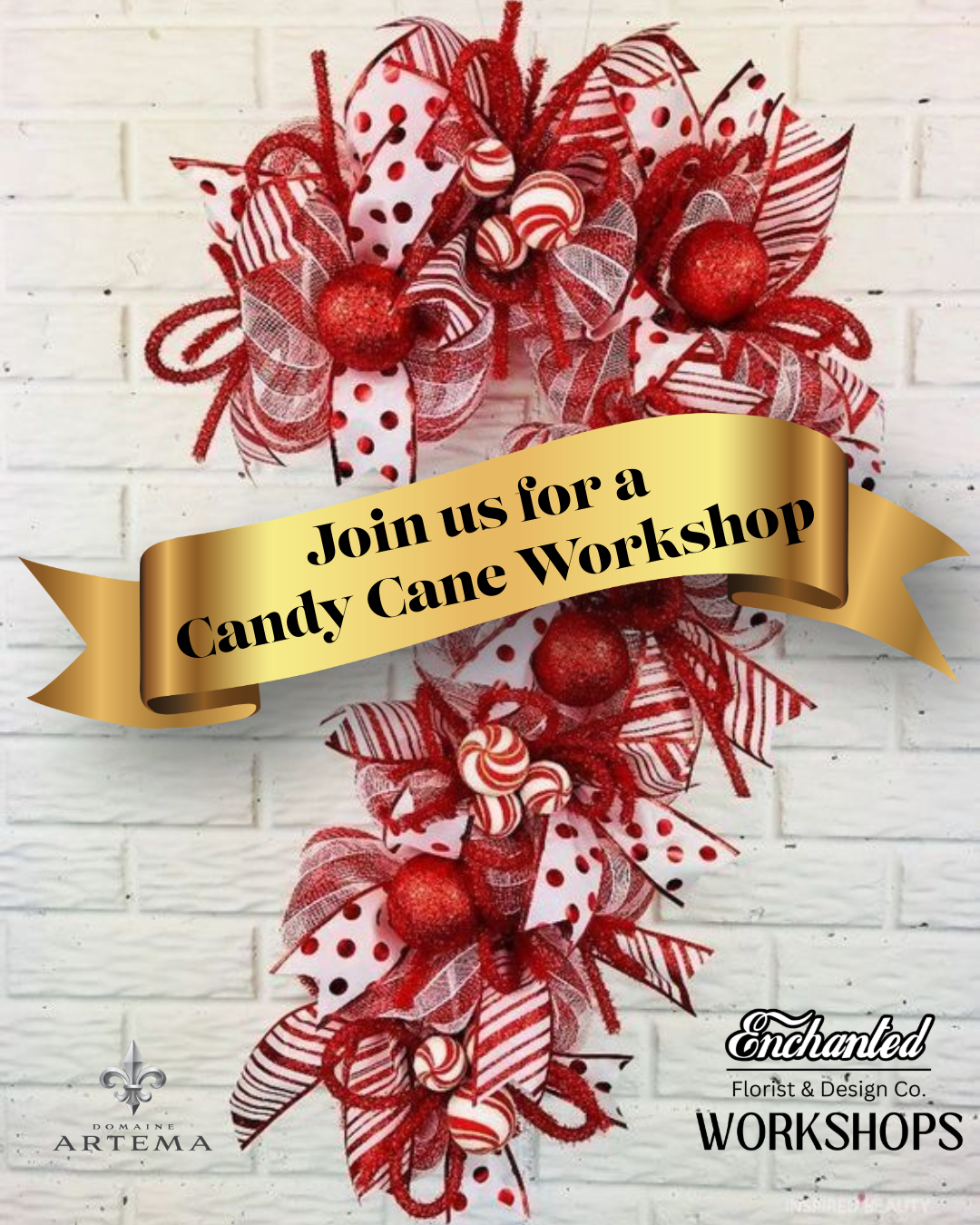 Candy Cane Workshop @ Domaine Artema
