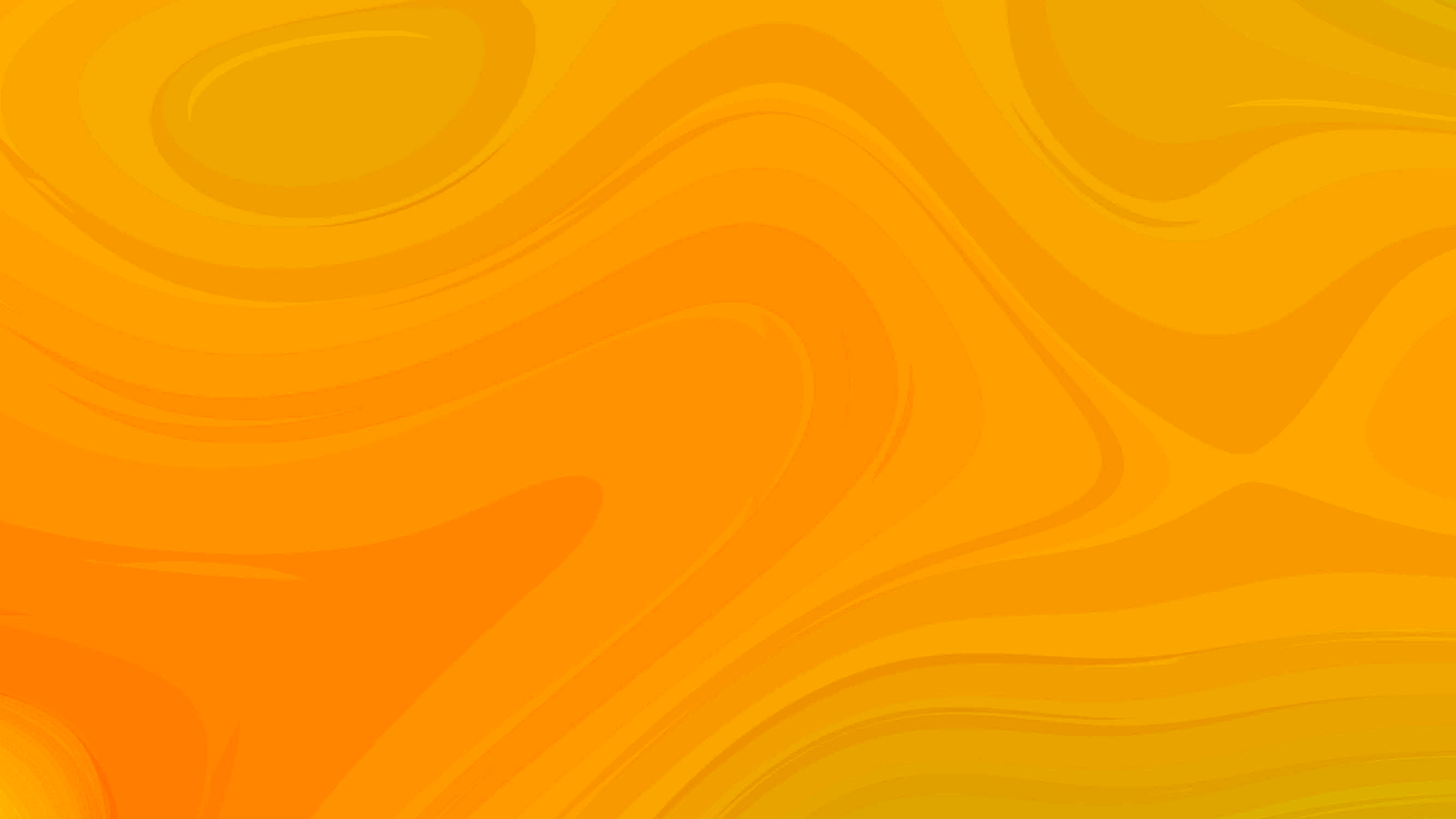 Abstract swirling orange and yellow background with curved lines.