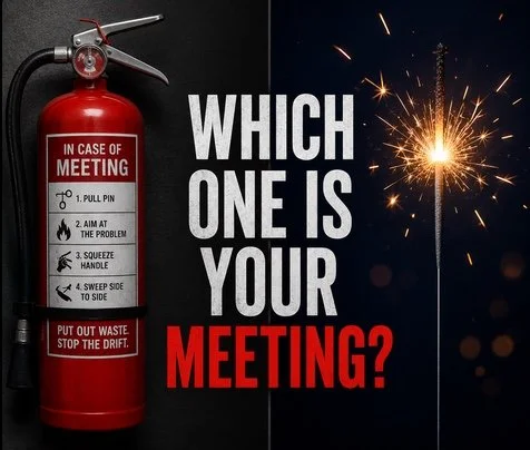 Is next week's leadership team meeting going to have fireworks? 