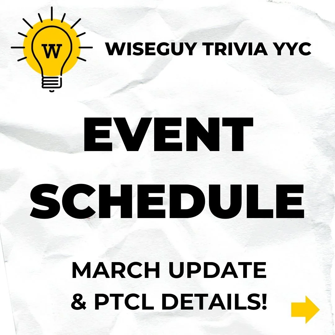 Our schedule update for March 2026. Check out our shows at any of these fantastic venues!