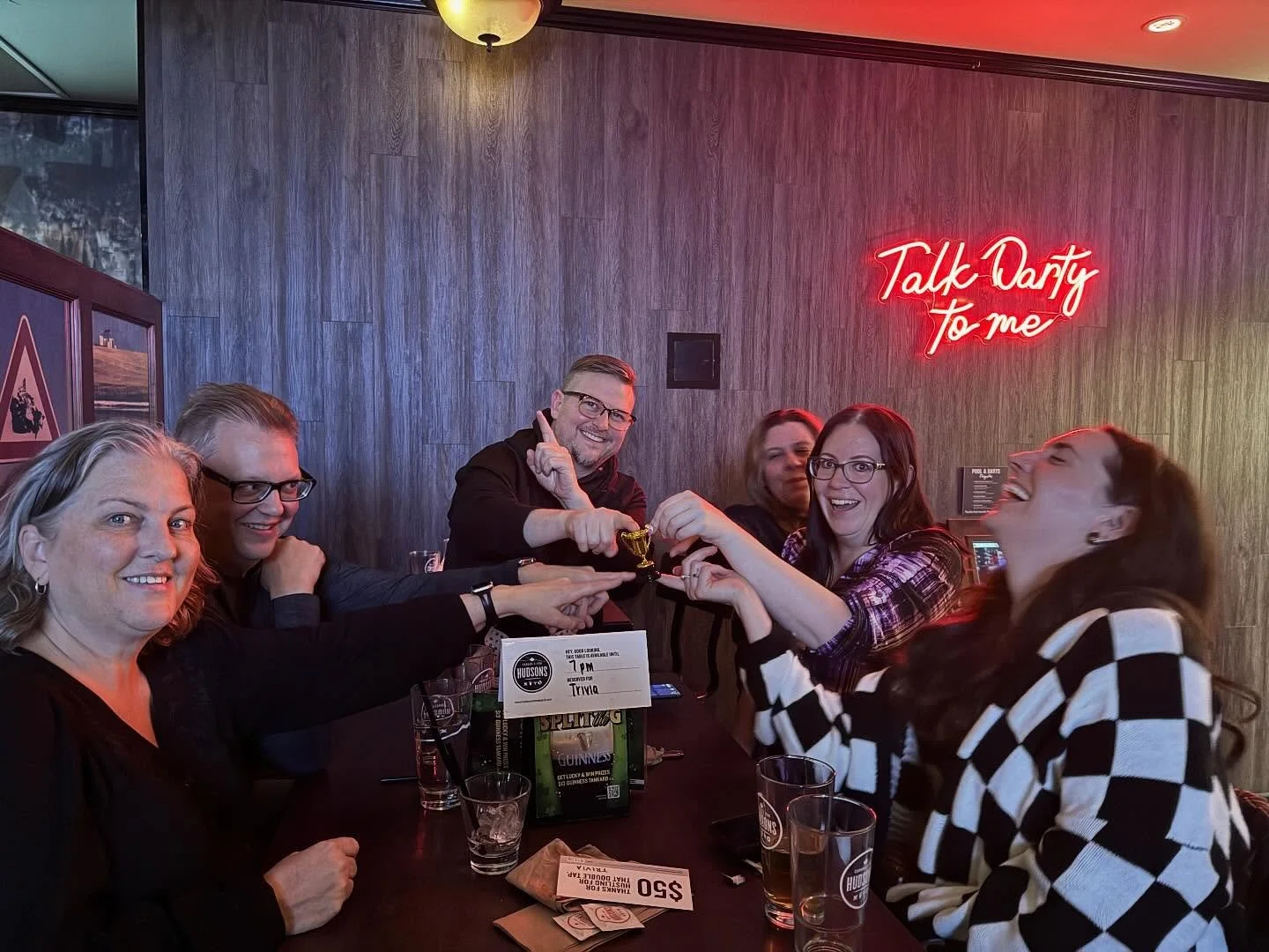 A few FANTASTIC teams from Hudsons Tuesday Trivia Nights! 🤩

Come check out trivia every week at either YYC Hudsons location. Action starts at 7PM!