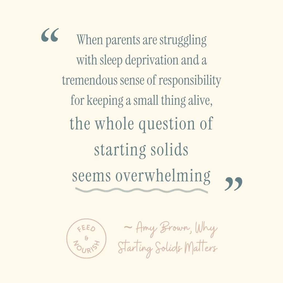 For some parents, including myself, the thought of introducing solid foods is slightly exciting but incredibly daunting&hellip;

For us, we had only just got the hang of breastfeeding and were starting to settle into our new family dynamic and flow.
