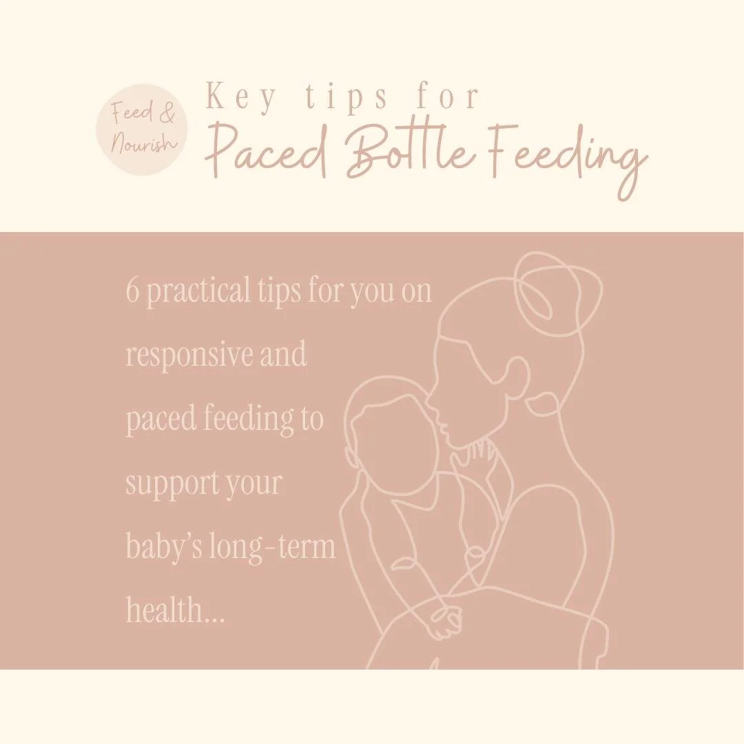6 practical tips for you on responsive and paced feeding to support your baby&rsquo;s long-term health...

Don&rsquo;t forget, support is important no matter how you feed your baby! 

Times to reach out for feeding support:
-Your baby isn&rsquo;t get