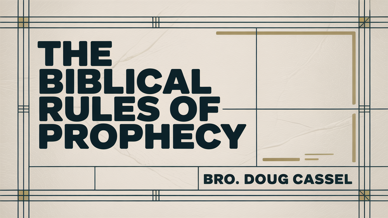 The Biblical Rules Of Prophecy