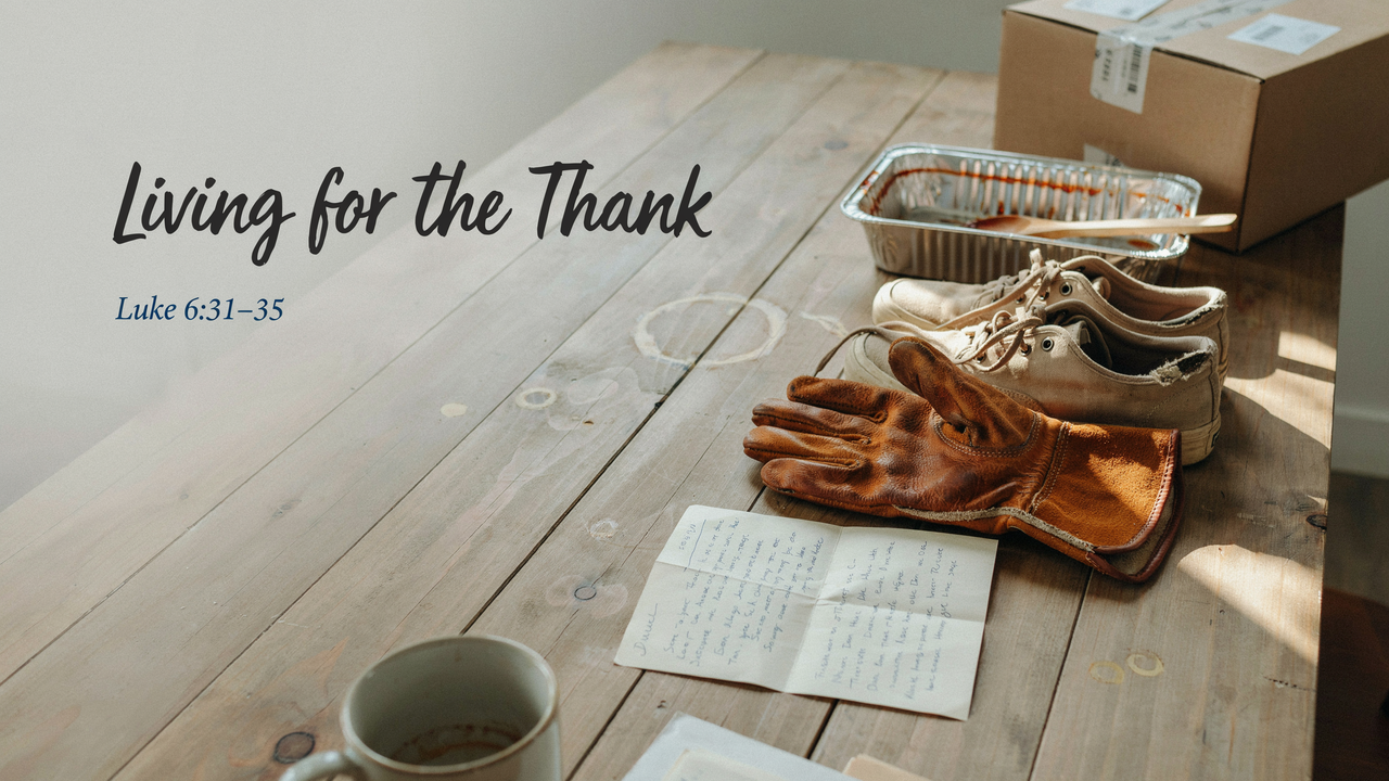 Living For The “Thank”