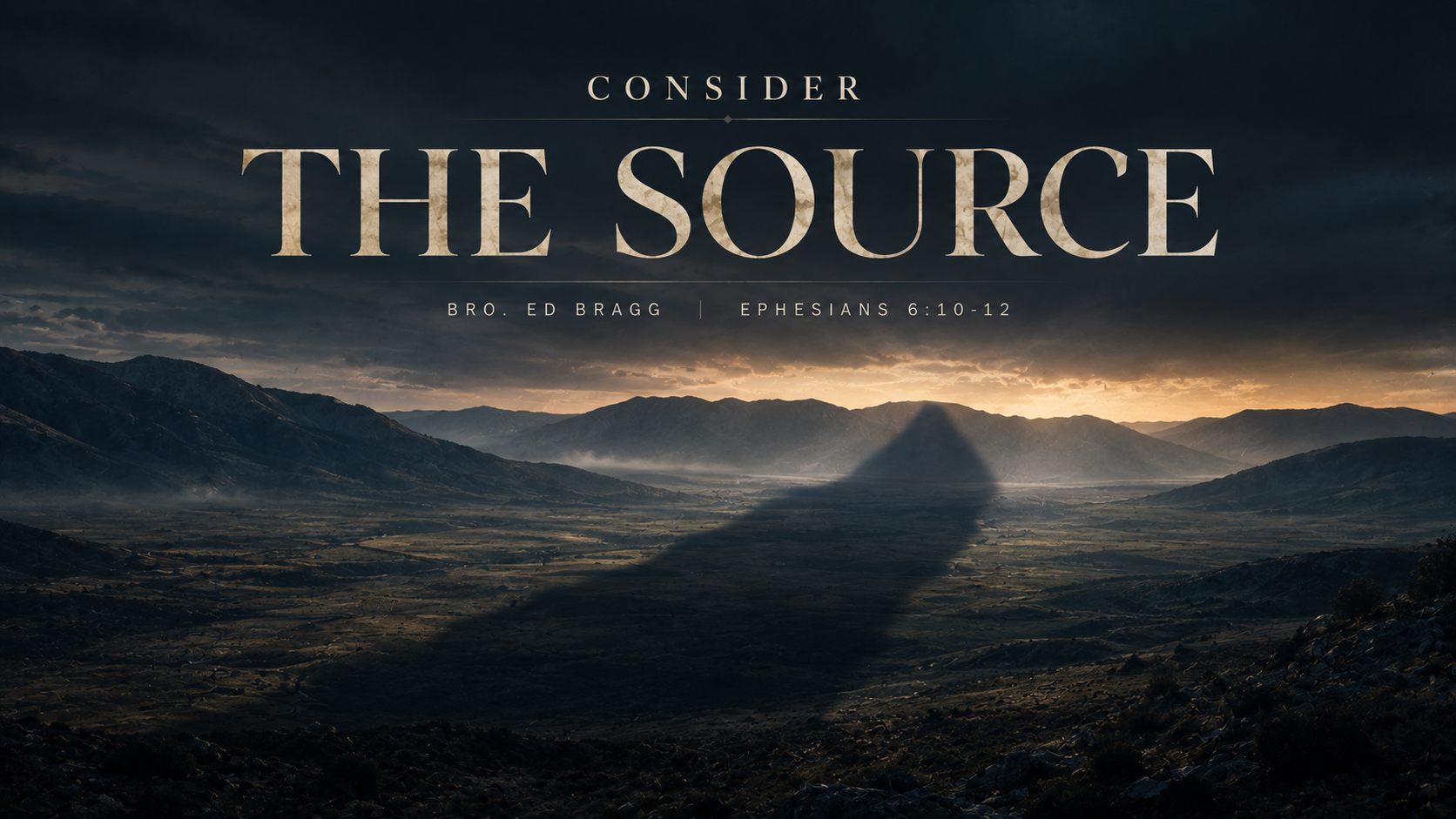 Consider The Source