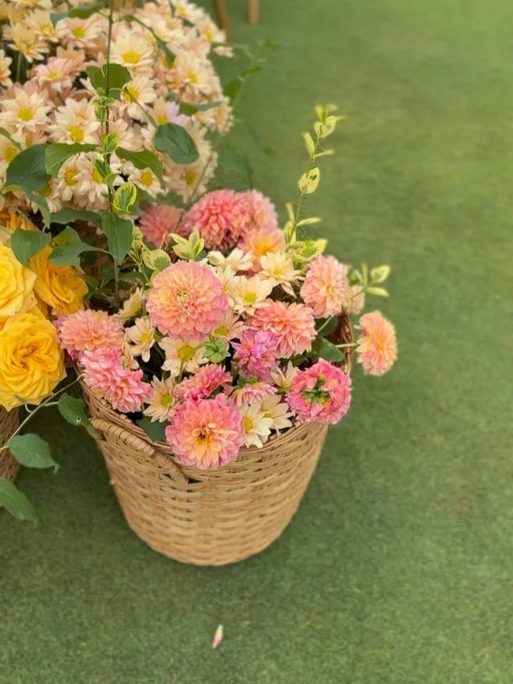 Luxury can still be mindful. 🌎 At Dynasty Events and Florals, I:

🌸 Source local blooms when possible
🌸 Compost our waste
🌸 Reuse mechanics &amp; vessels sustainably 
🌸 Focus on long lasting, intentional design 

 Because beauty should never com