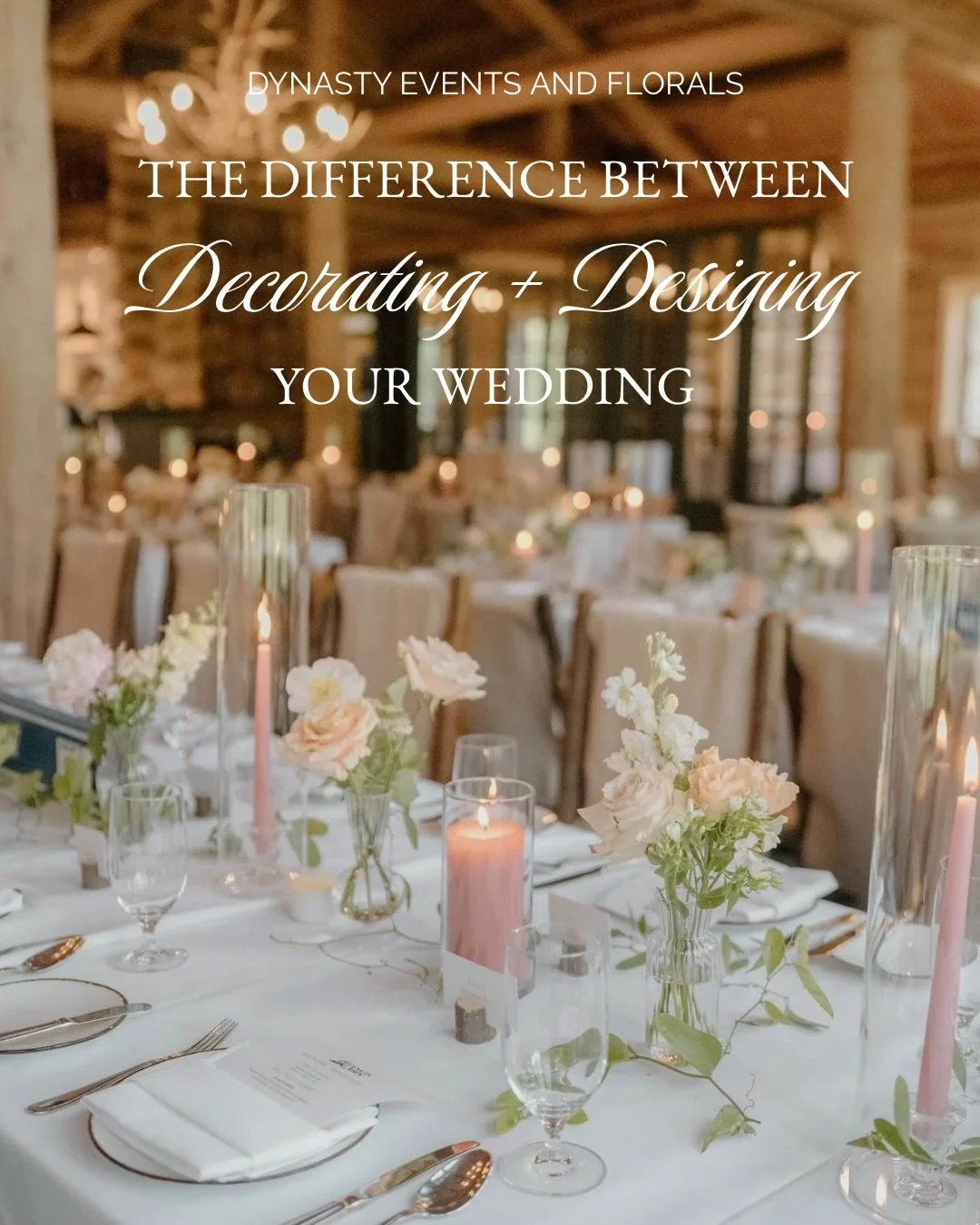 One of the reasons I gravitated toward floral design is because flowers have the ability to completely transform how a space feels.

But flowers alone don&rsquo;t create great design.

Great design comes from understanding scale, flow, atmosphere, an