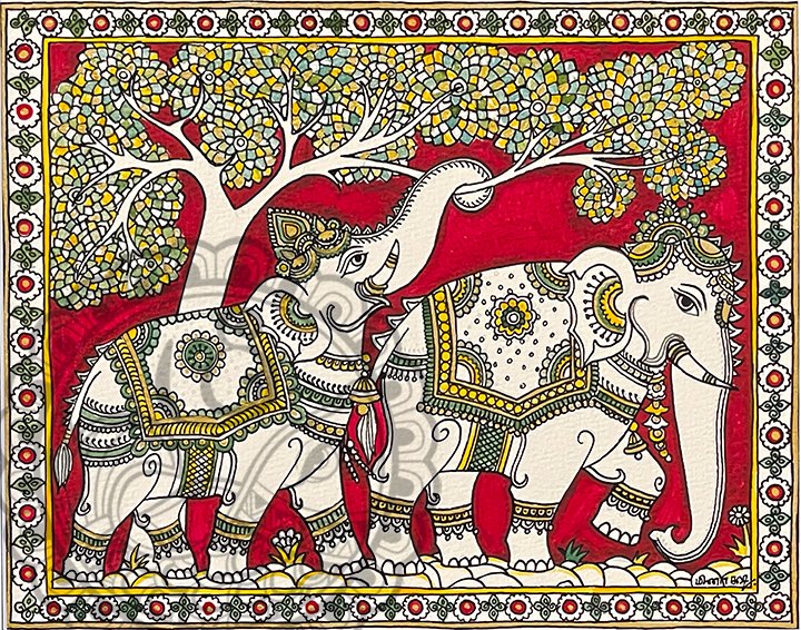 Two elephants