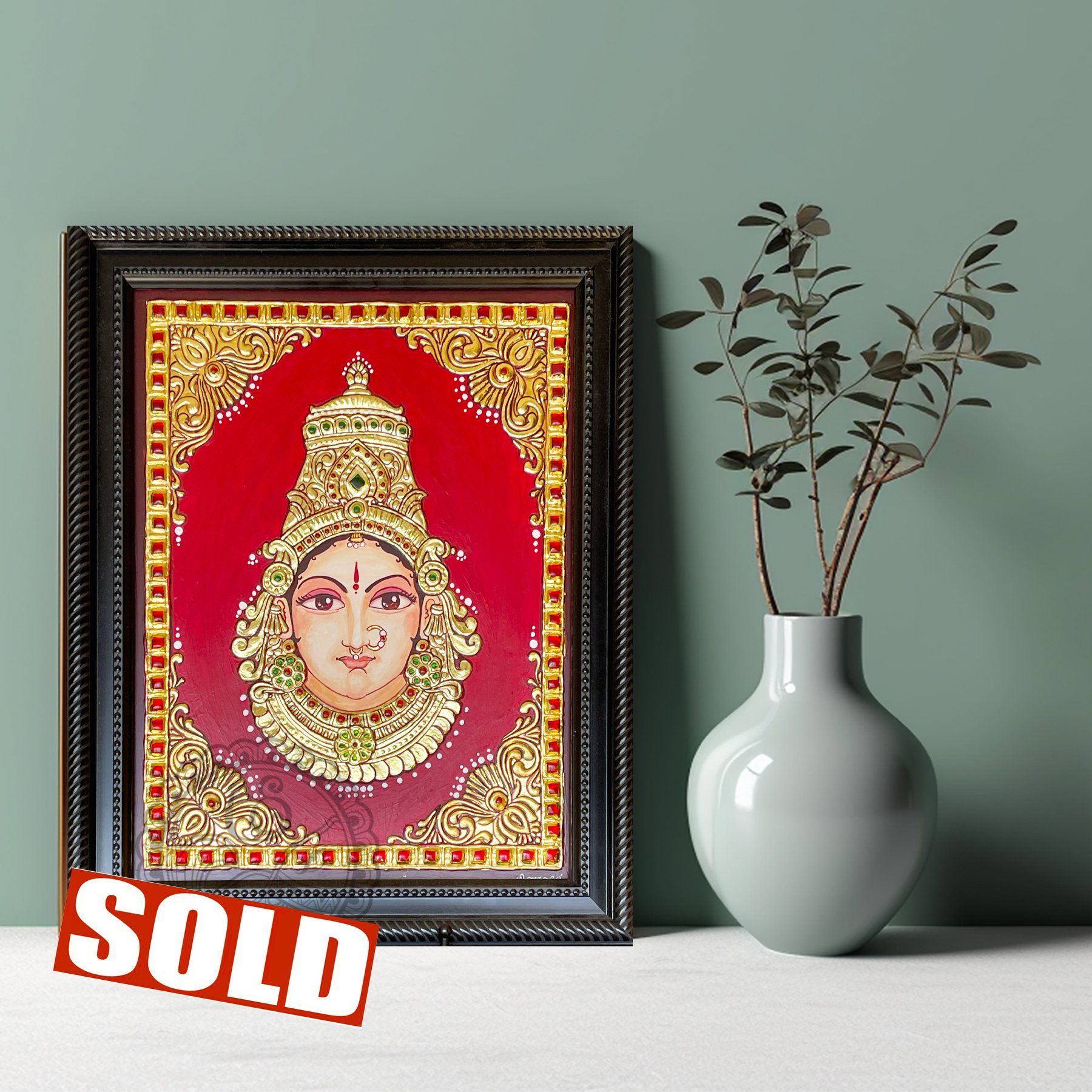 Sree Lakshmi-Tanjore Painting