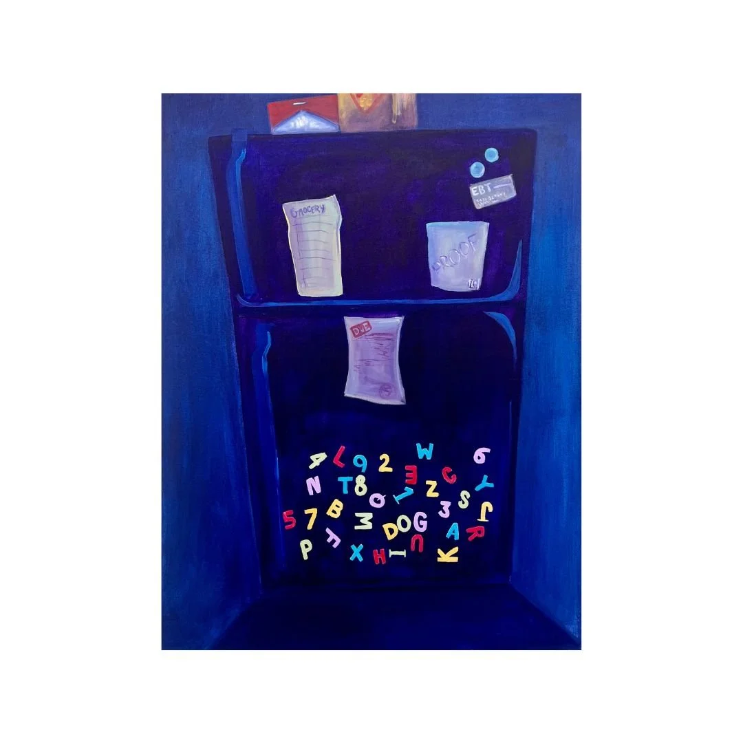 arranged portrait, 36"x48", 2023