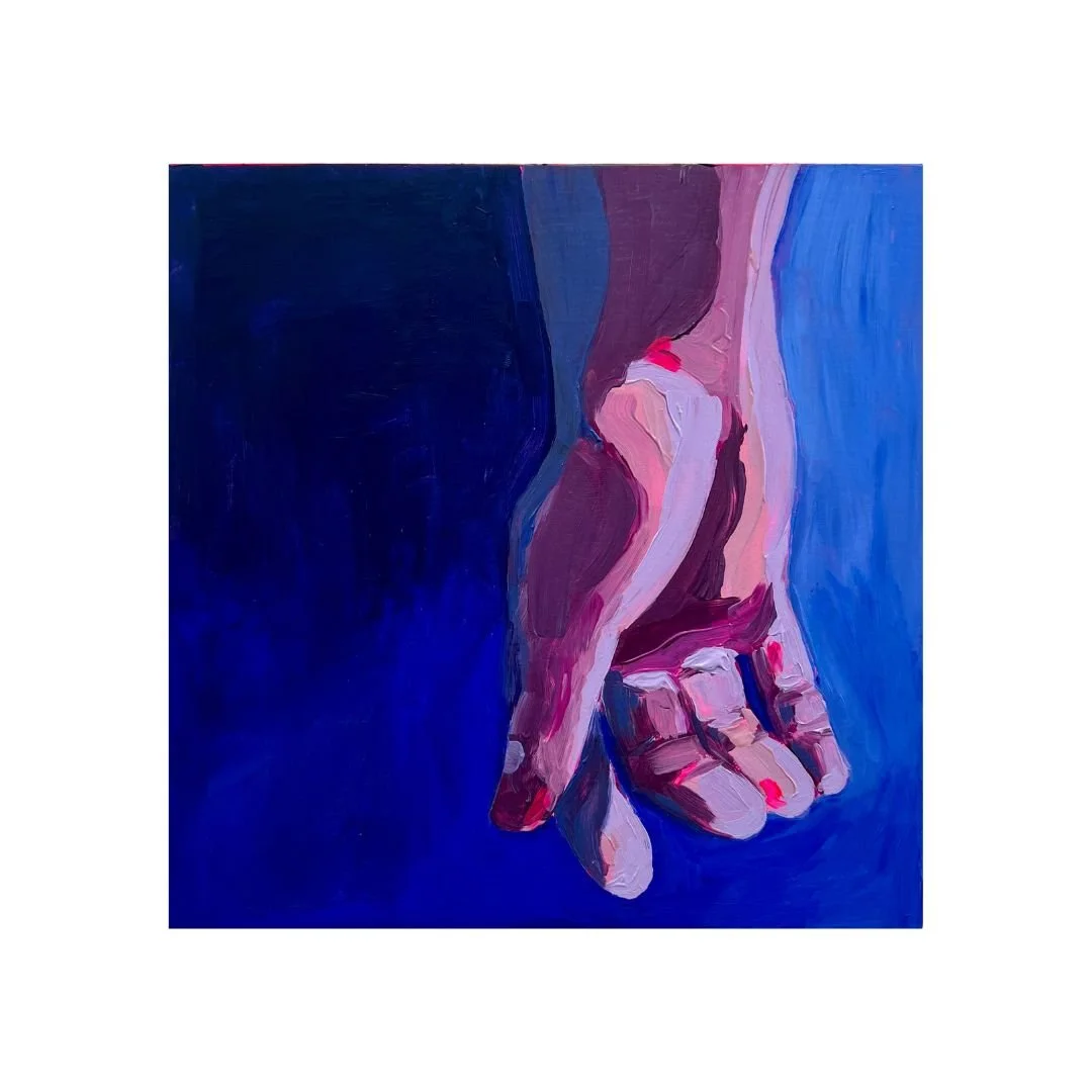 i can see your hands from a mile away, 12"x12", 2022