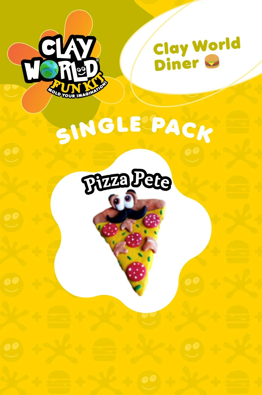 Clay World Diner (Single Pack) Pizza Pete
