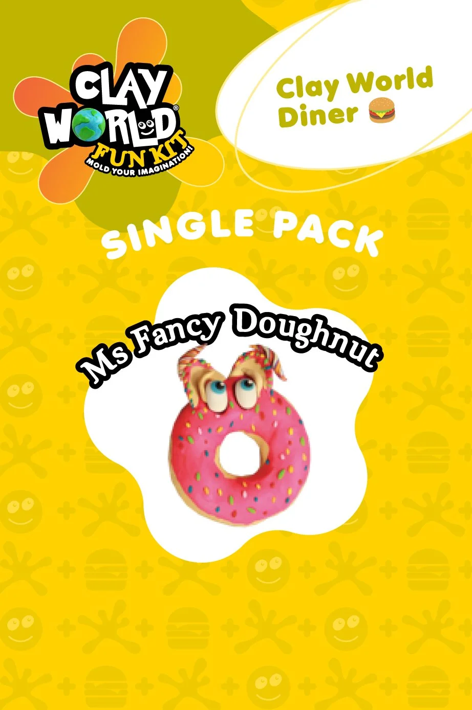 Clay World Diner (Single Pack) Ms. Fancy Doughnut