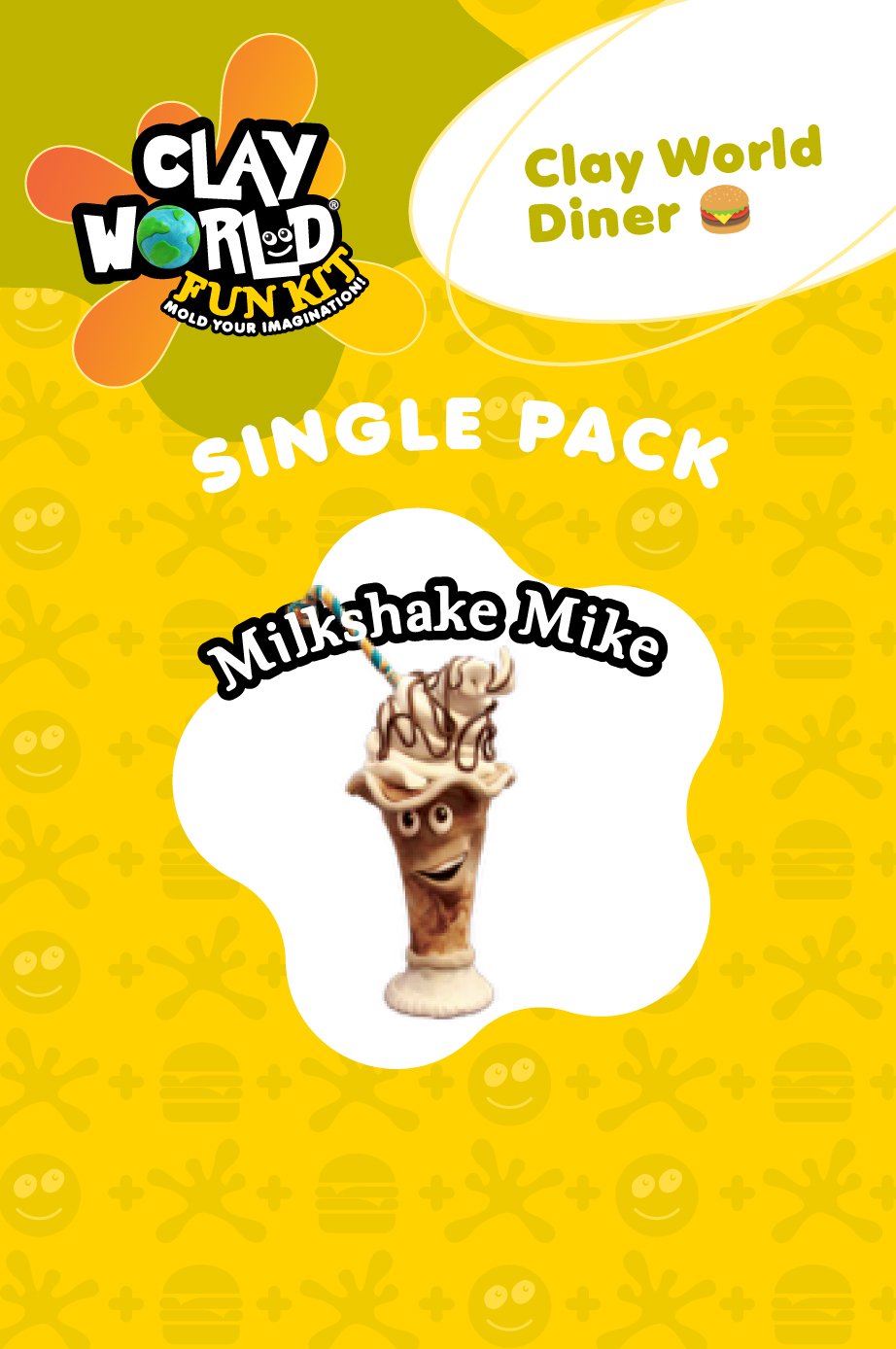 Clay World Diner (Single Pack) Milkshake Mike