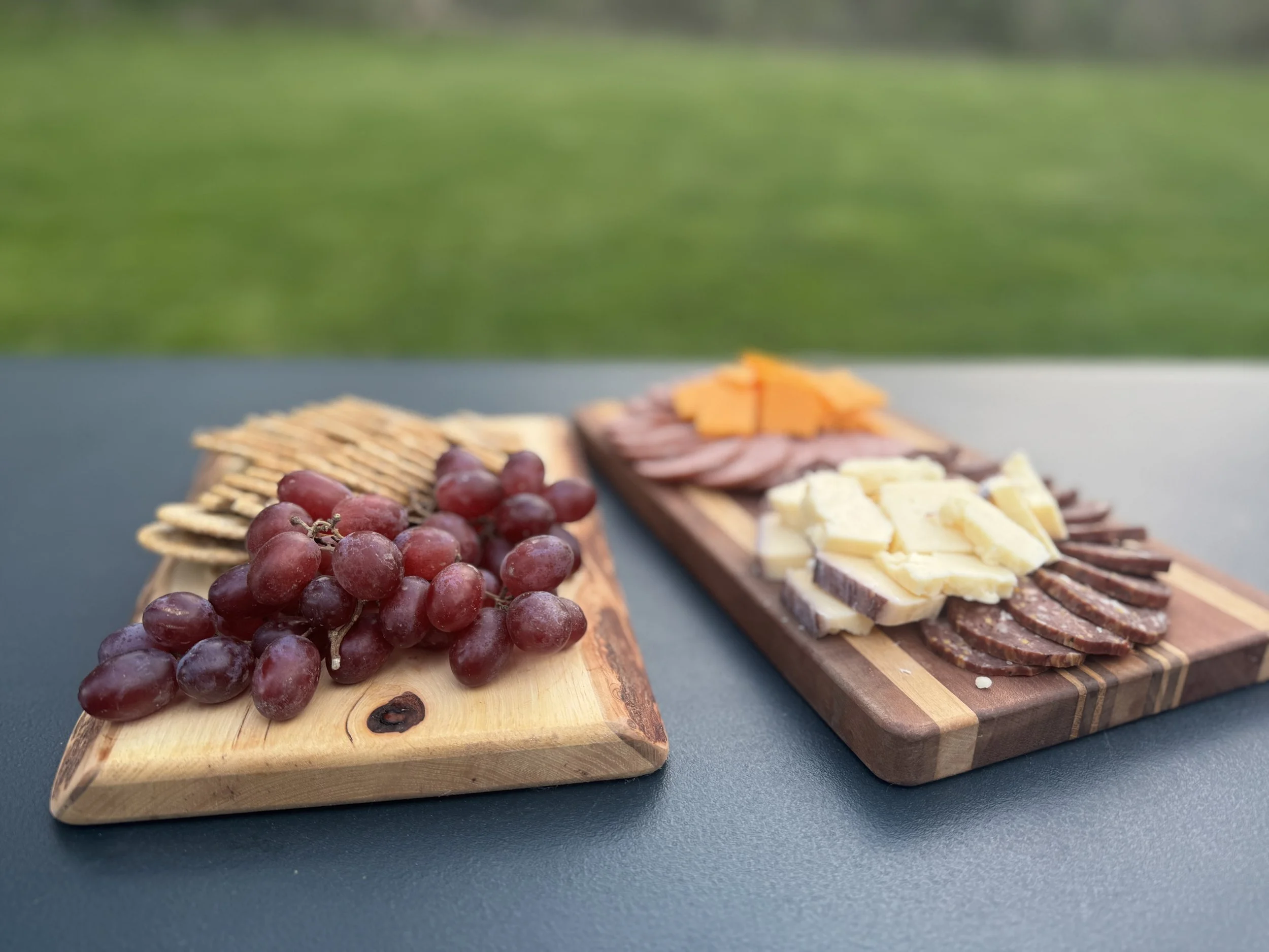 Sausage and cheese platter at BEAC Trout Camp