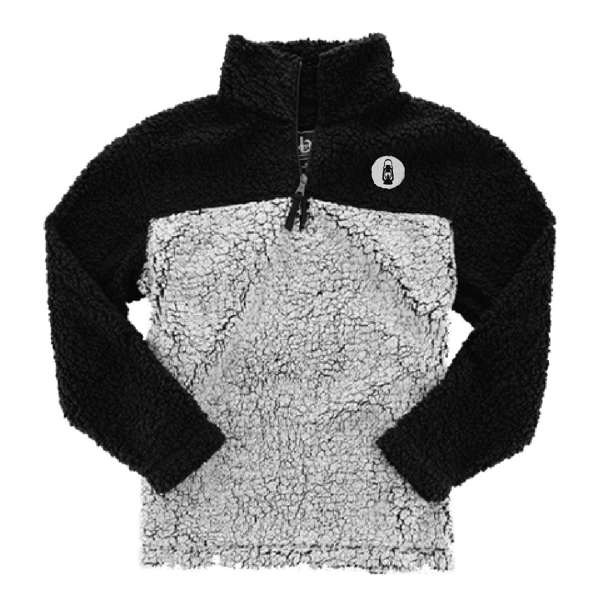 Unisex Sherpa Fleece Quarter-Zip Pullover_Black_Grey-13.jpg