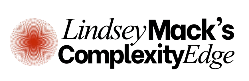 Lindsay Macks complexiData logo with a red circular graphic and stylized black text.