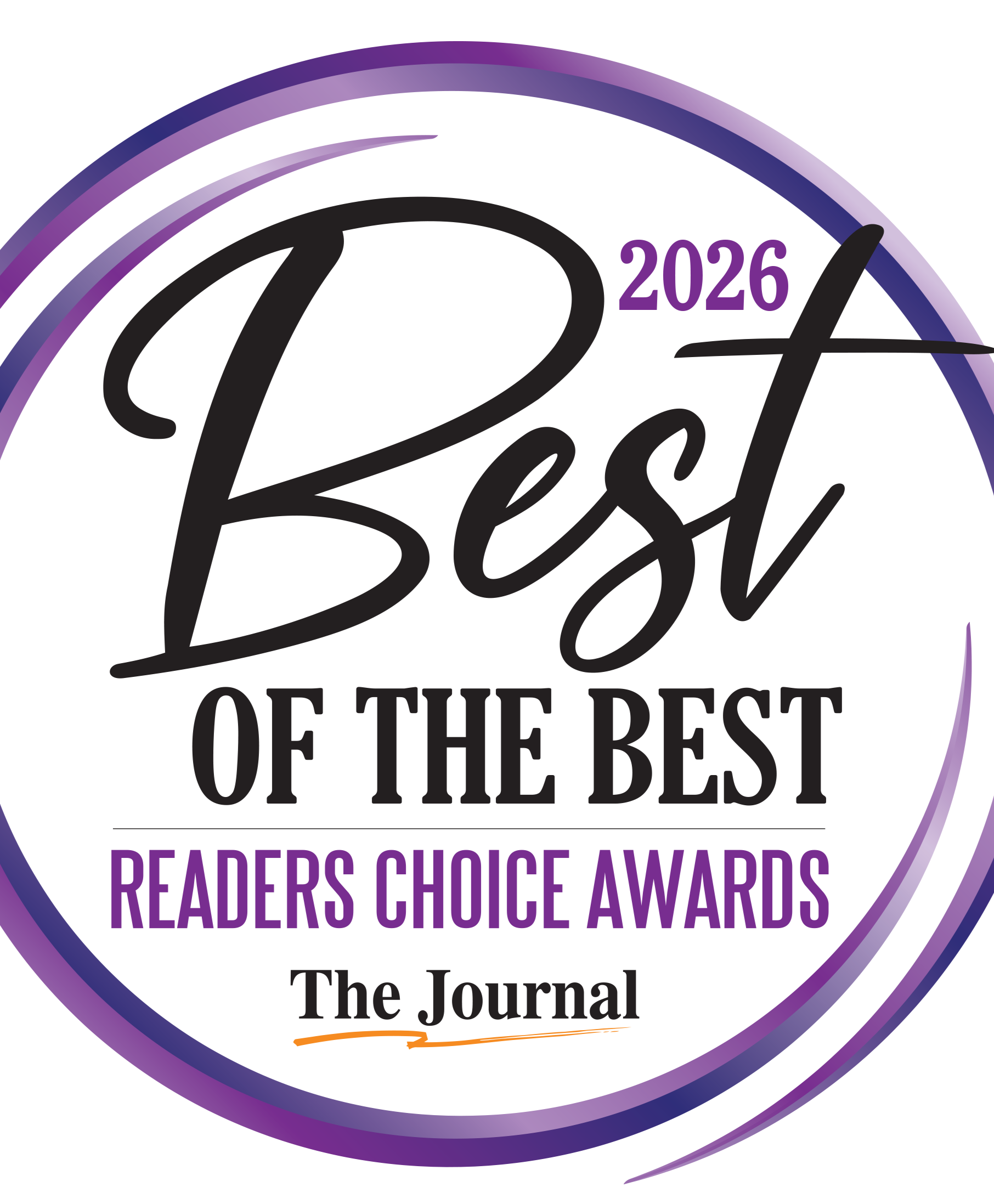 2026 Best of the Best Readers’ Choice Awards badge from The Journal.