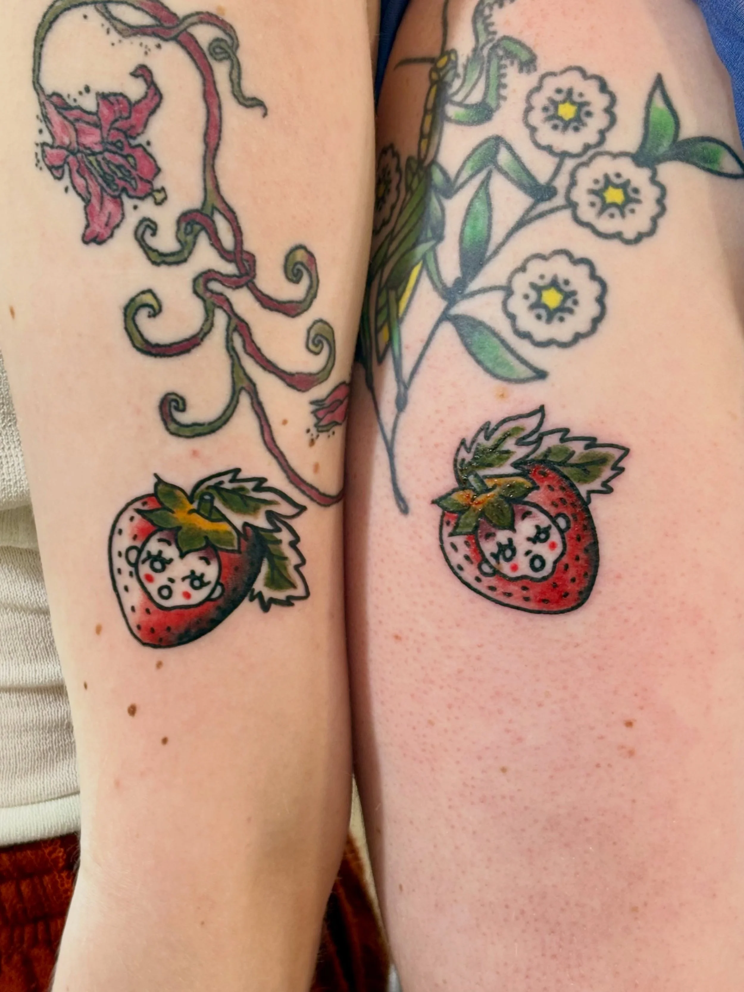 Matching 🍓 for @leebobbers and sis ✨ by @rossiprojects