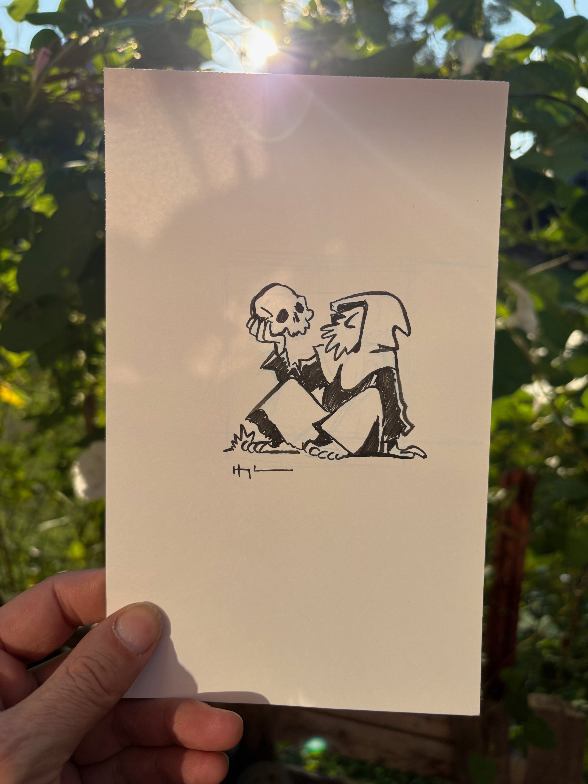Ben Hatke Original Drawing flash tattoo series for Stella tattoo 