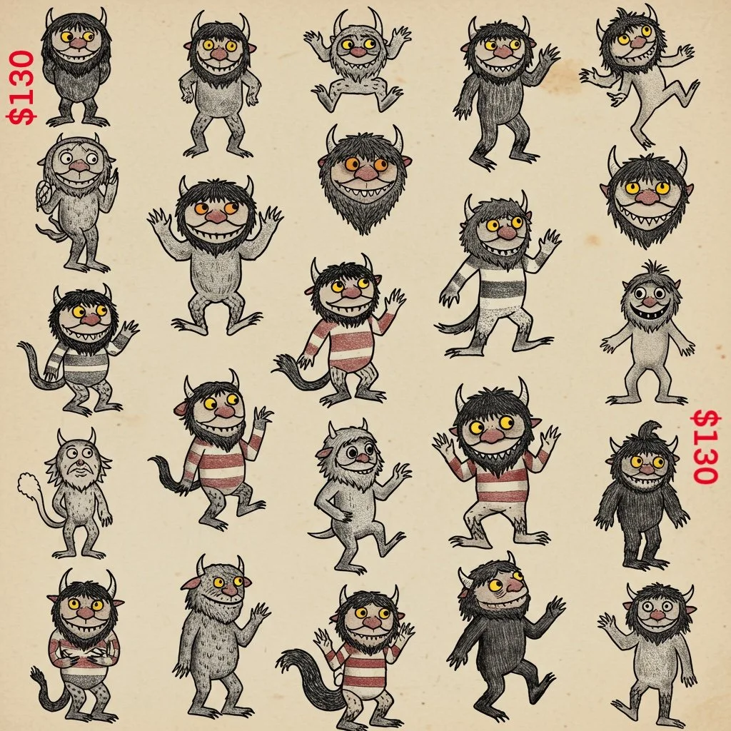 Stella tattoo flash sheet