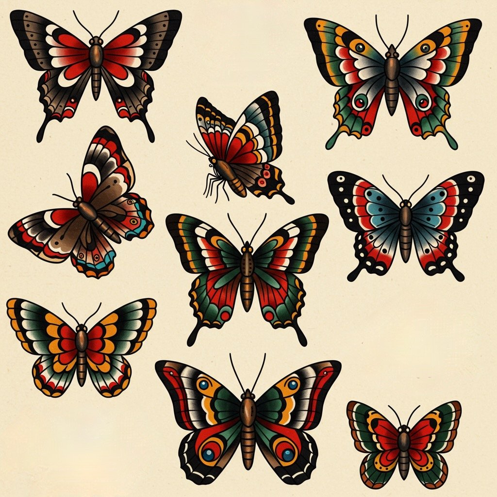 Traditional Butterflies