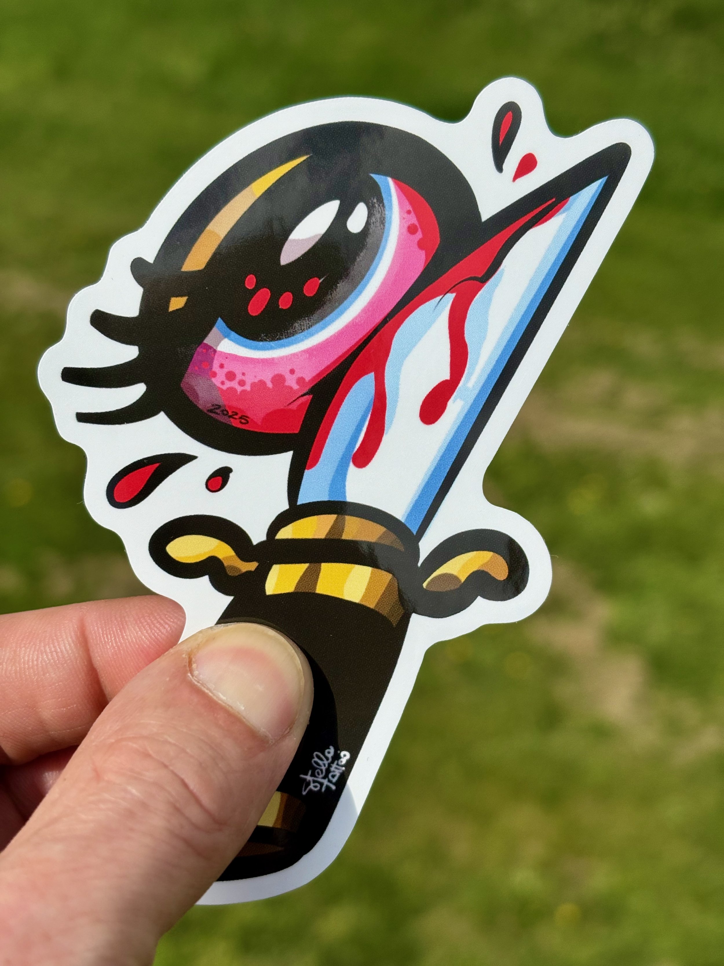Knife and eye