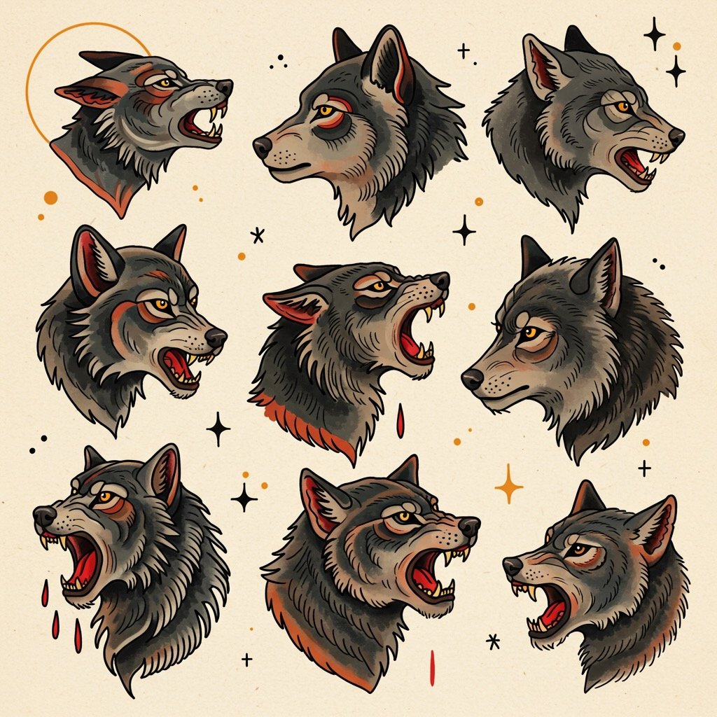 Traditional Wolf