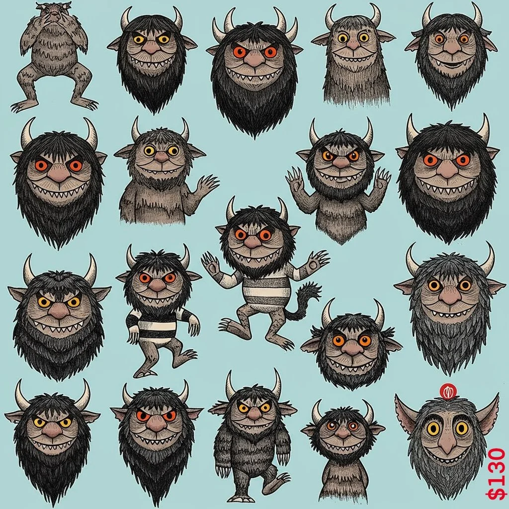 Stella tattoo flash sheet