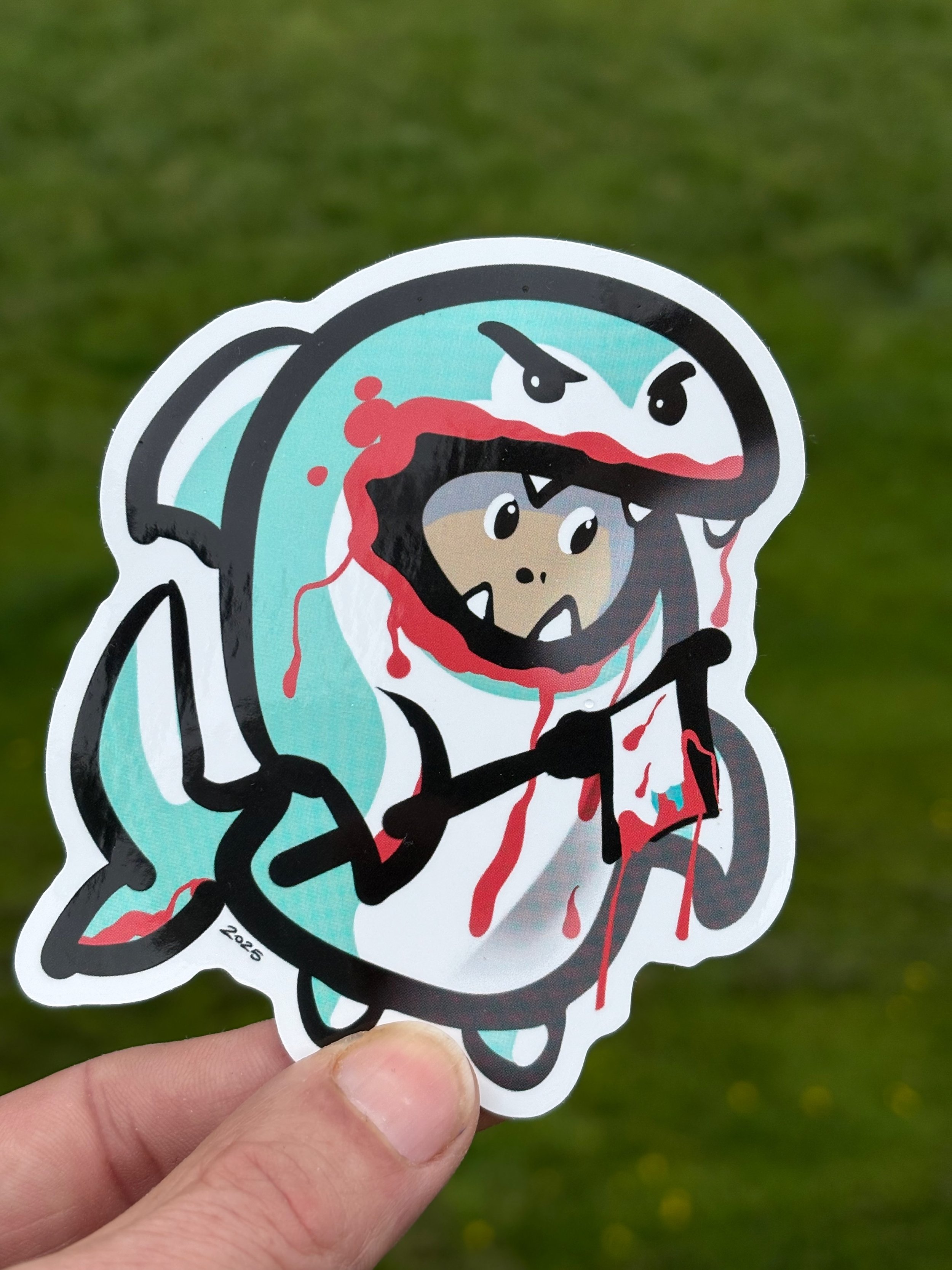 Boy with axe