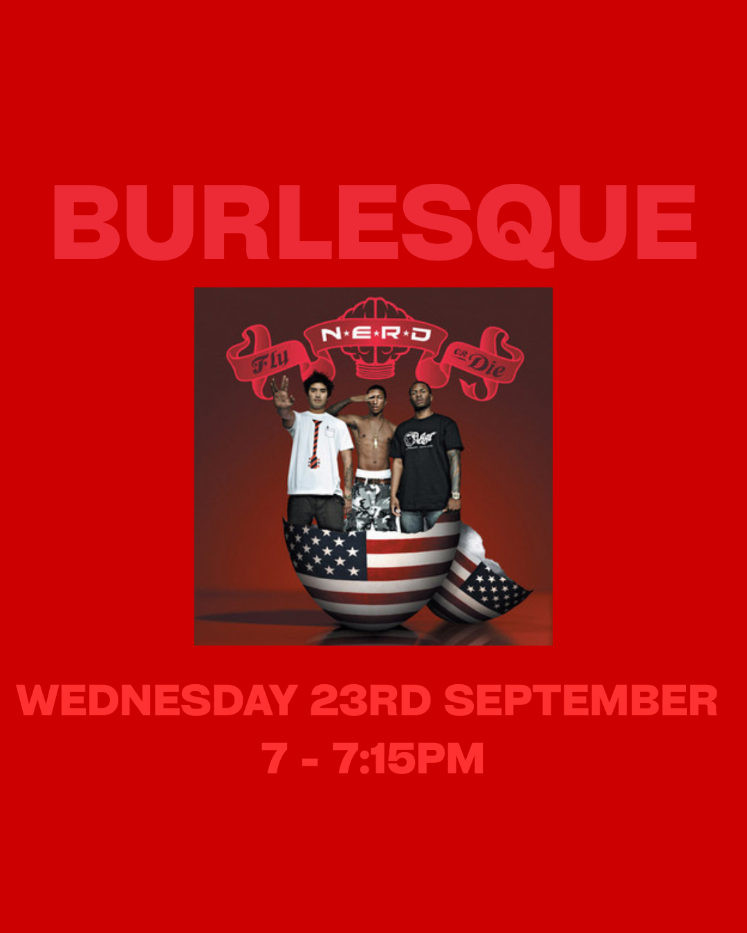 Wednesday 7:15pm: Burlesque - Single class pass @ £10