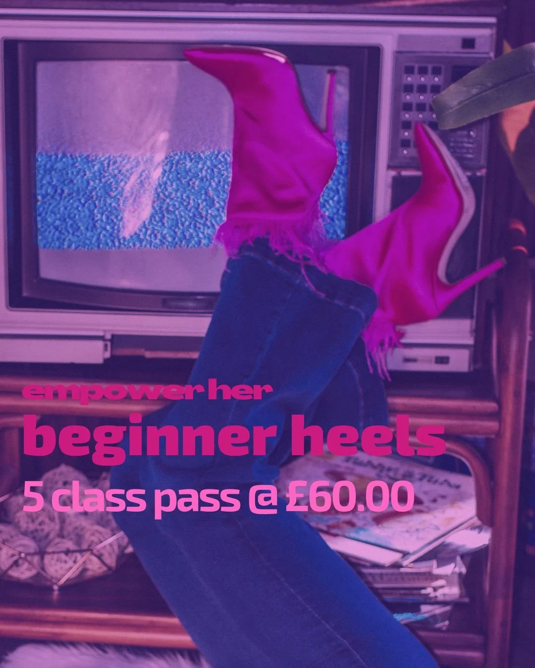 Friday 6pm: Beginners Heels - 5 class pass @ £60