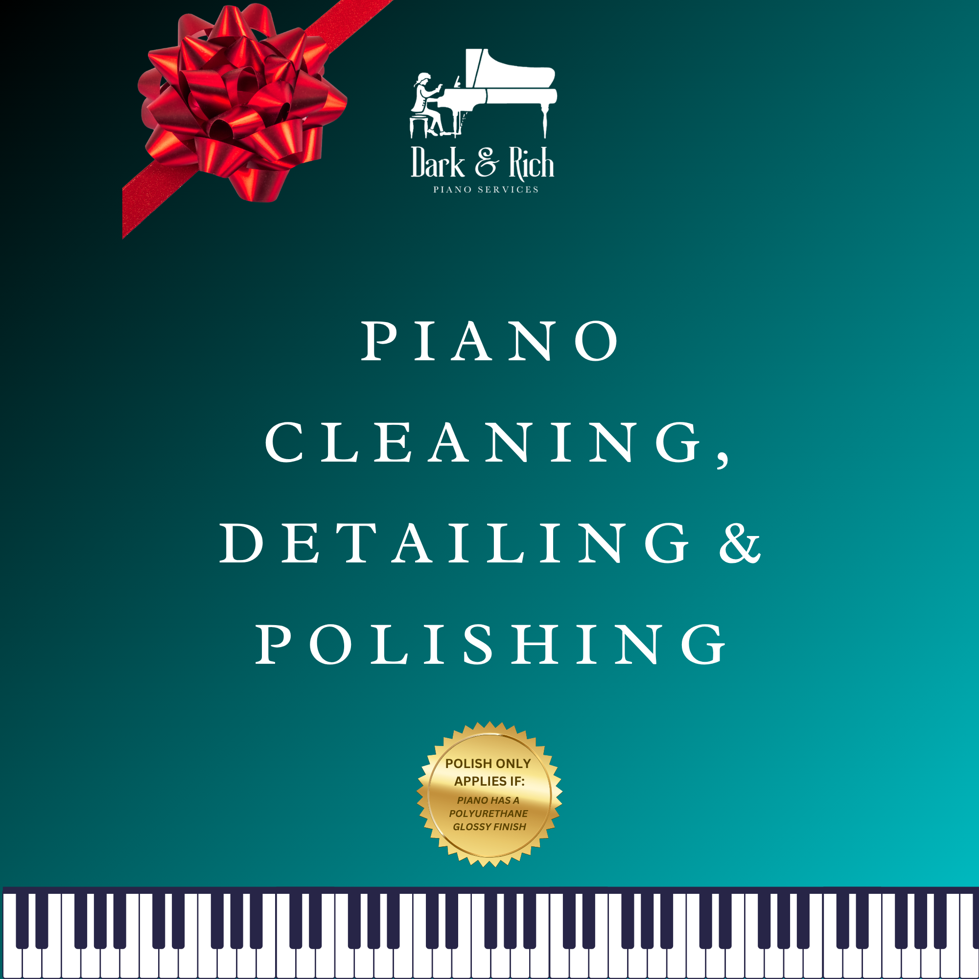 Piano Cleaning, Detailing & Polishing Bundle