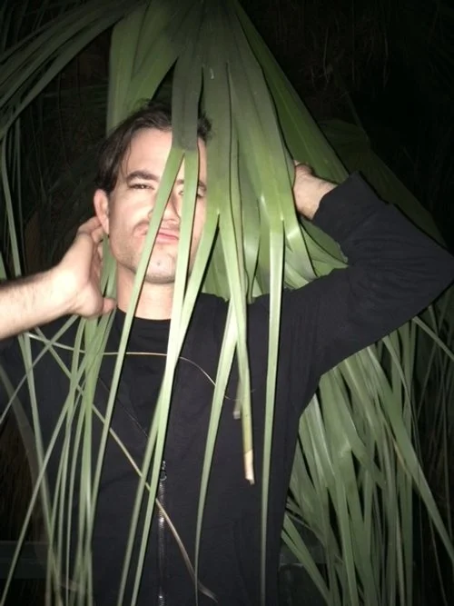 Lance loves palm trees