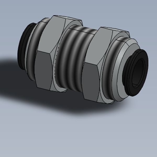 Pneumatic Bulkhead Union Fitting