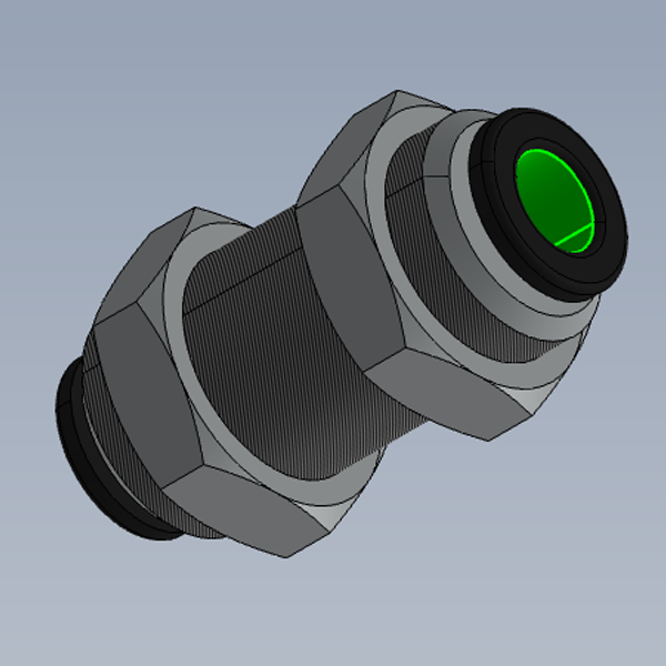 Pneumatic Bulkhead Union Fitting