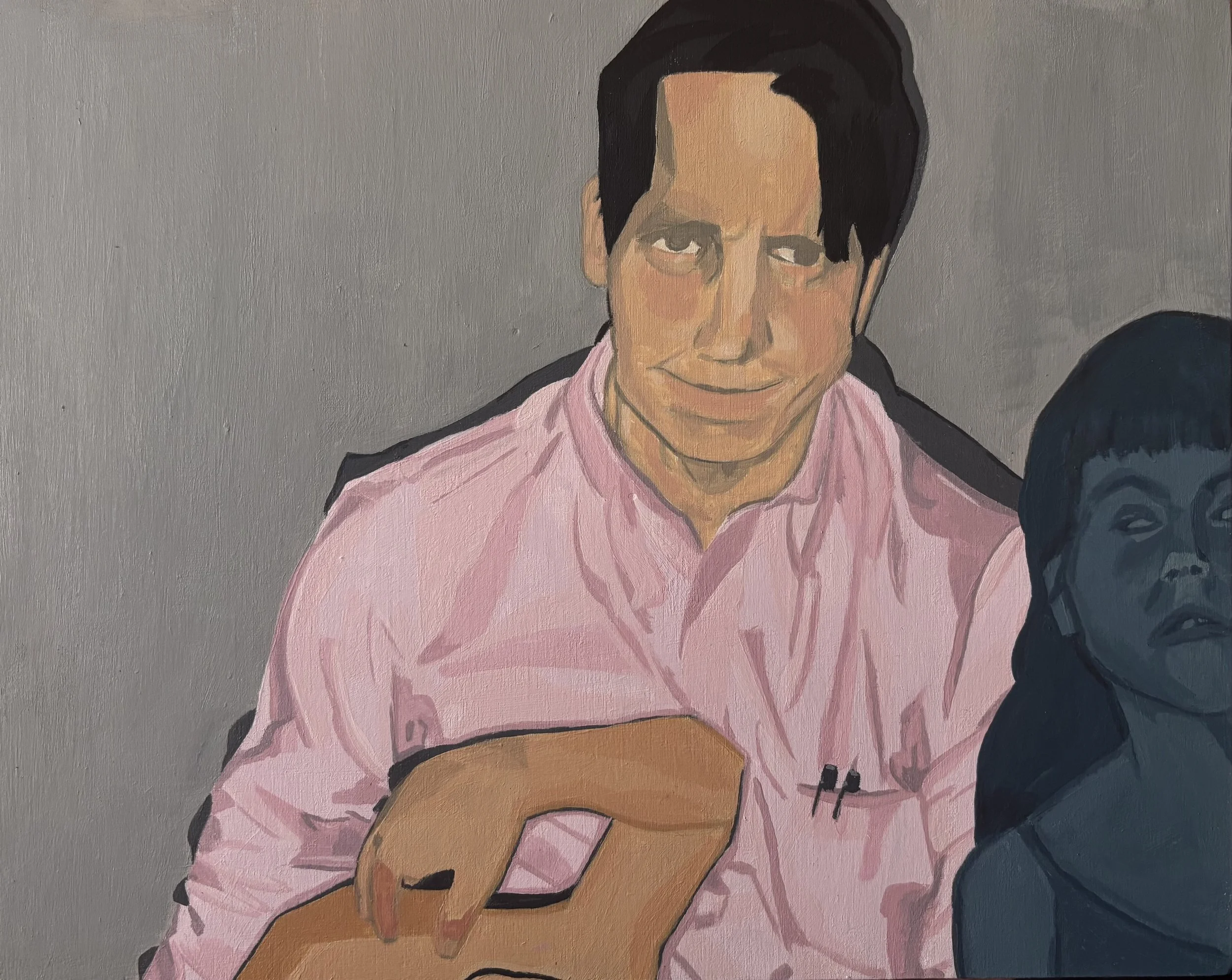 "Family Portal" 2025 8"x10" acrylic on wood panel   Details   