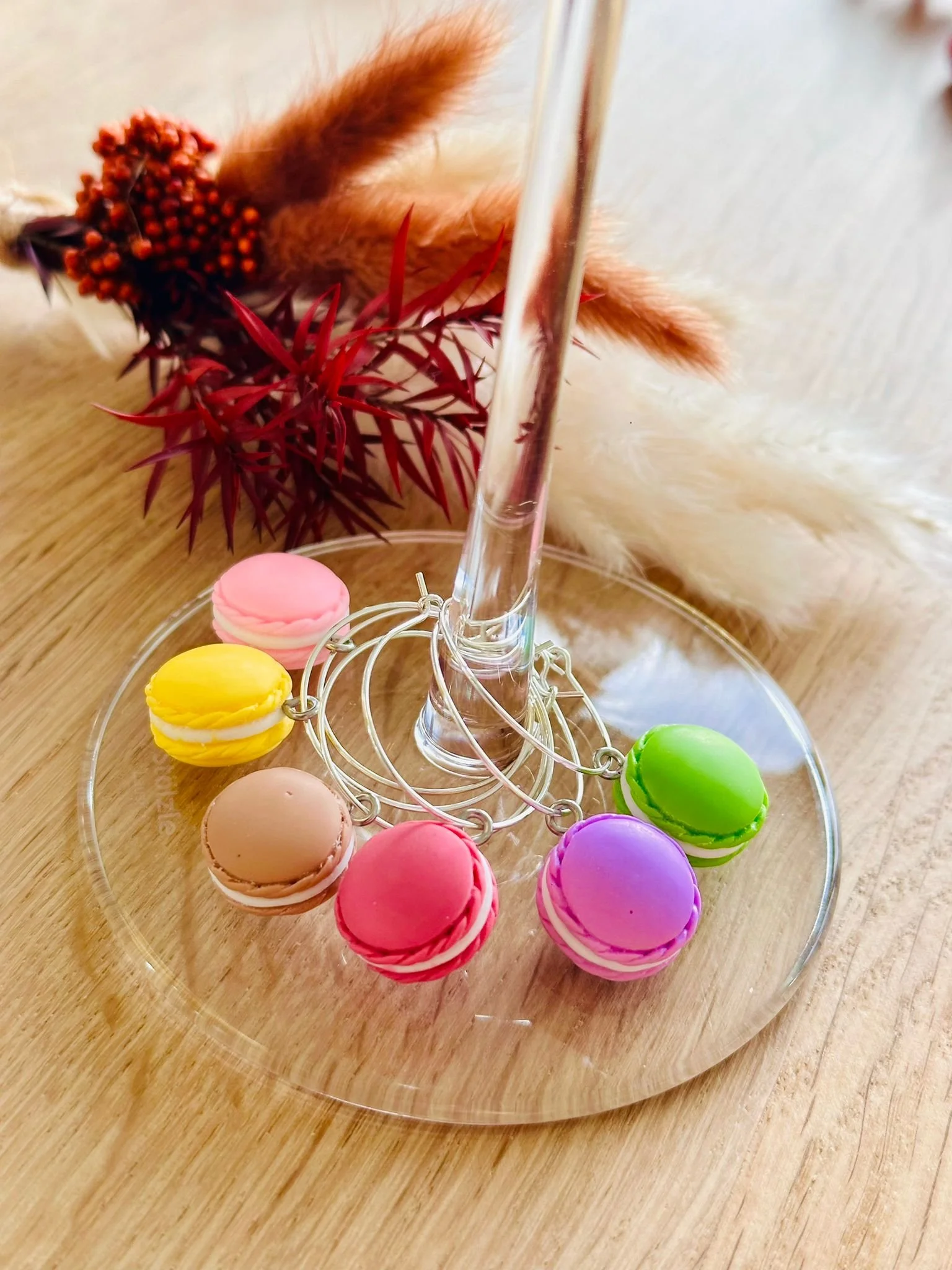 Charm de Macaron - Set van 6